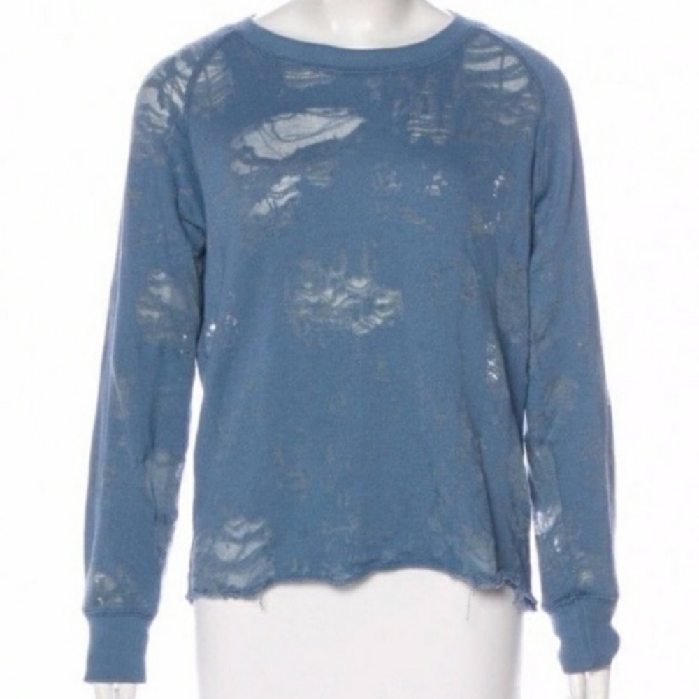 IRO Jeans Fun Unique Distressed Sweater!